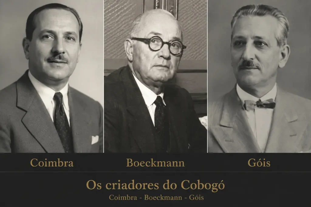 Os criadores do Cobogó, Coimbra, Boeckmann e Góis